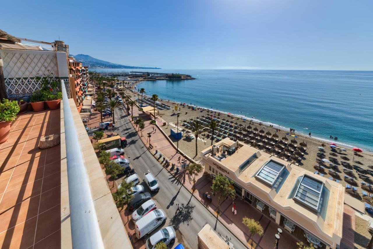 Holidays2Fuengirola Duplex With Stunning Sea View, Terraces,1St Line Beside Port Buitenkant foto